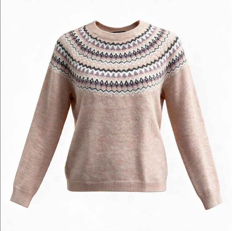 Nordic Blush Tone Sweater