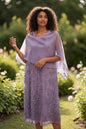 Lavender Dress & Shawl