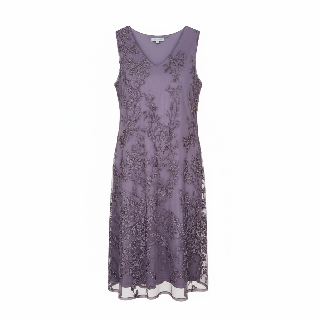 Lavender Dress & Shawl