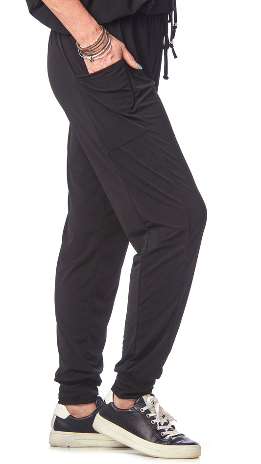 RAPZ Black Flex Joggers – Canadian-Made Comfort