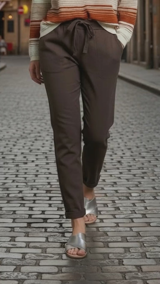 Stretch Pant – Chocolate Brown
