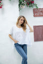 Sweetheart Cotton Tee – Casual Heart Print Top