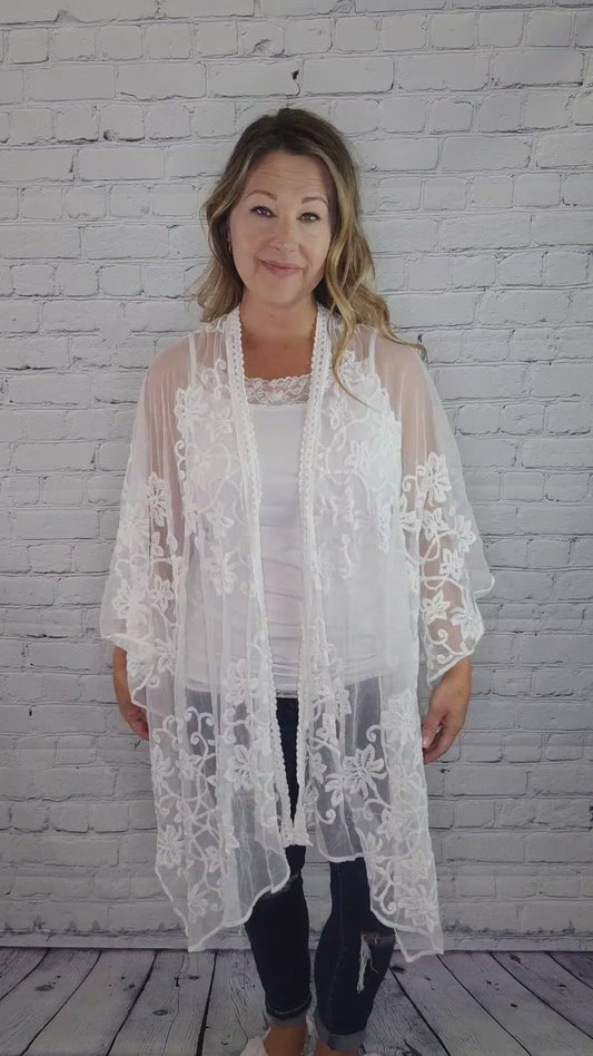 White Lace Shawl