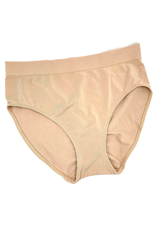Women’s mid-rise underwear with high-leg cut, made from breathable bamboo viscose blend for lightweight, comfortable, and durable fit